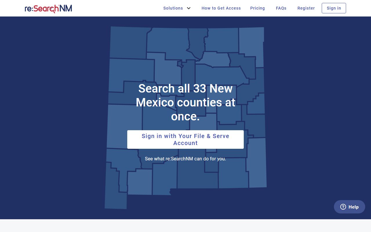 re:SearchNM court records portal
