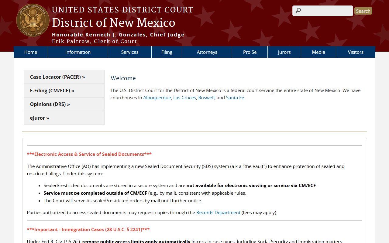 Colfax County District Court Eighth Judicial District records